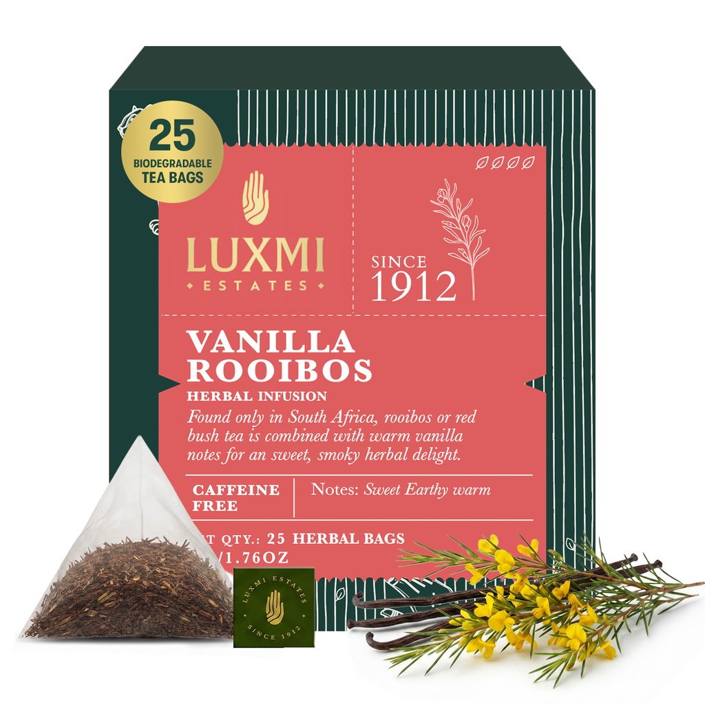 Vanilla Rooibos | 25 Herbal Bags | Herbal Infusion Biodegradable Bags