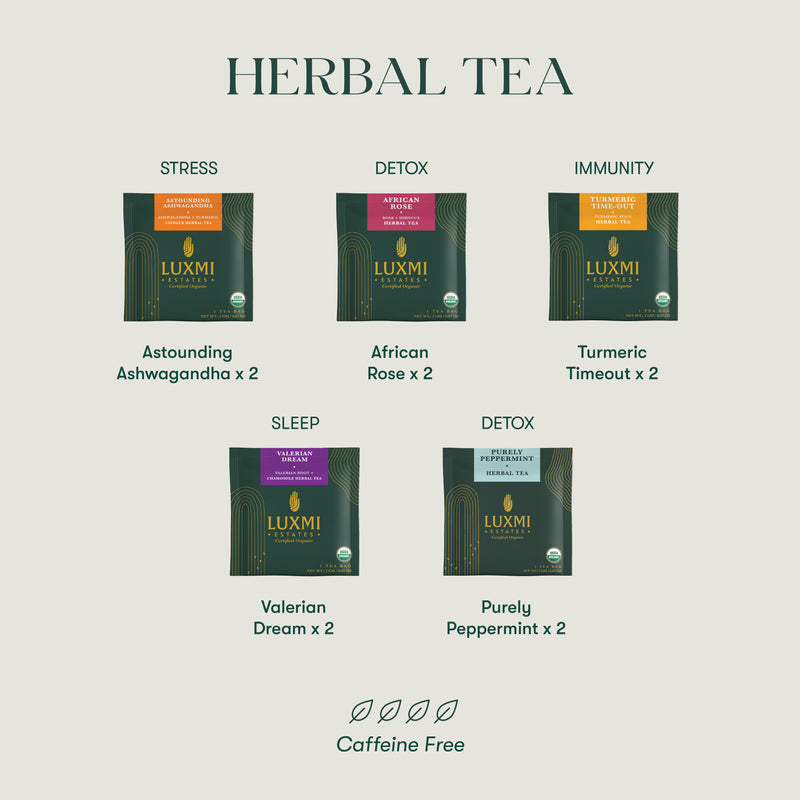 Daily Ritual Calendar | Gift Pack Assortment | 24 Tea Bags | Advent Calendar