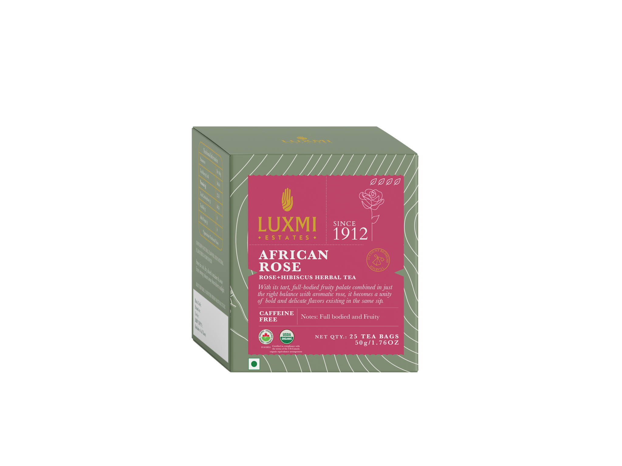 African Rose | 25 Tea bags | Organic Herbal Tea