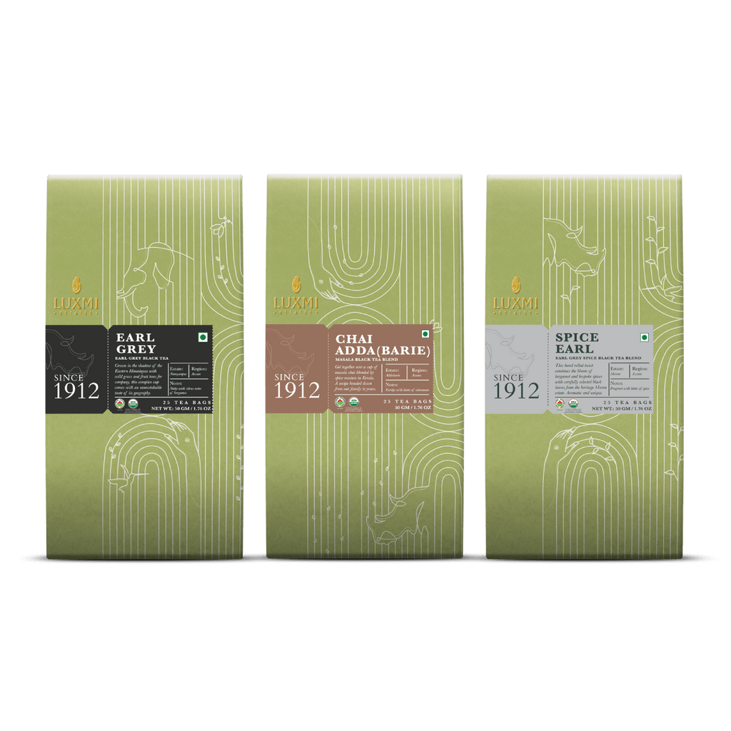 Assam Organic Black Tea Bags Collection - Luxmi Estates