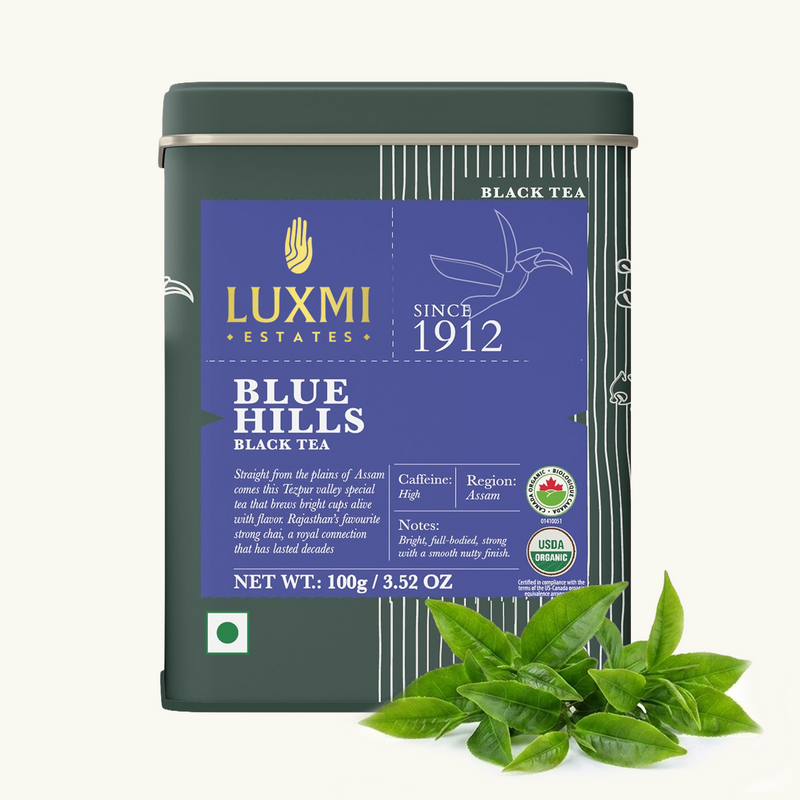 Blue Hills, 100gm | Jodhpur Black Organic CTC Tea Blend