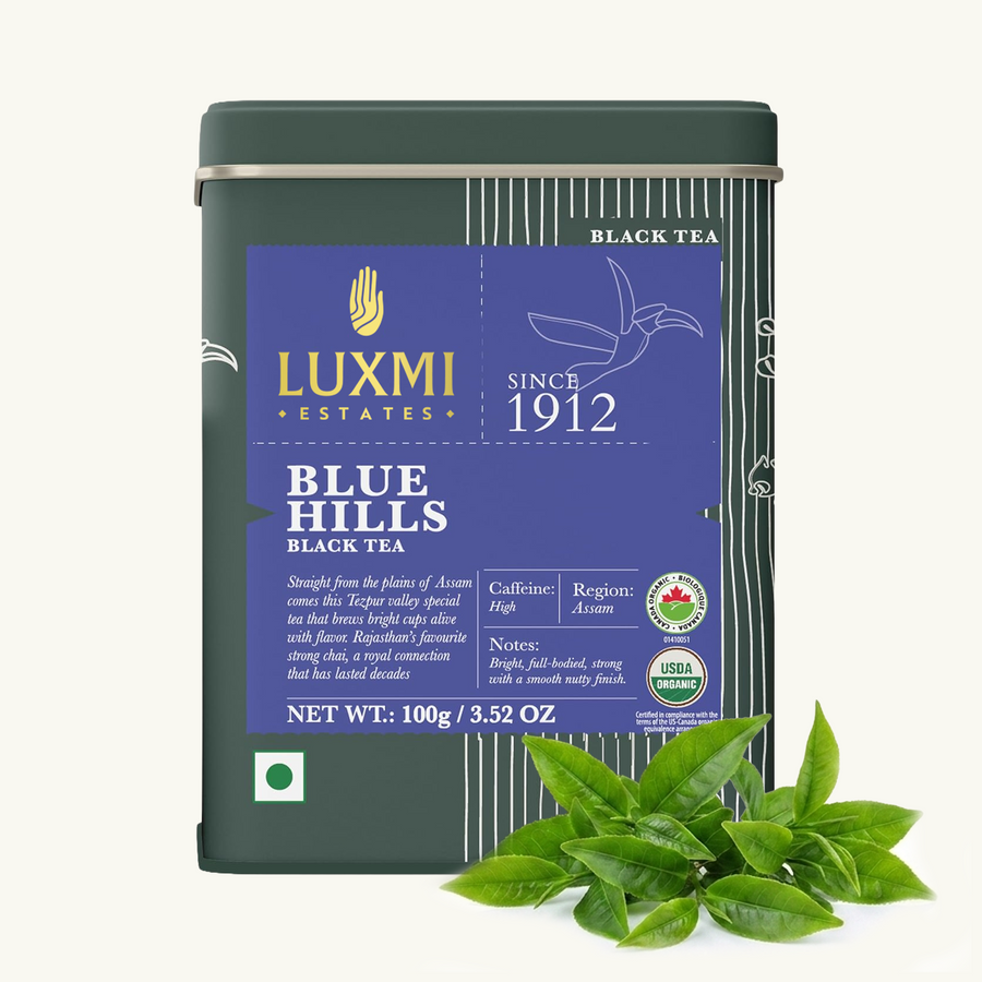 Blue Hills, 100gm | Jodhpur Black Organic CTC Tea Blend