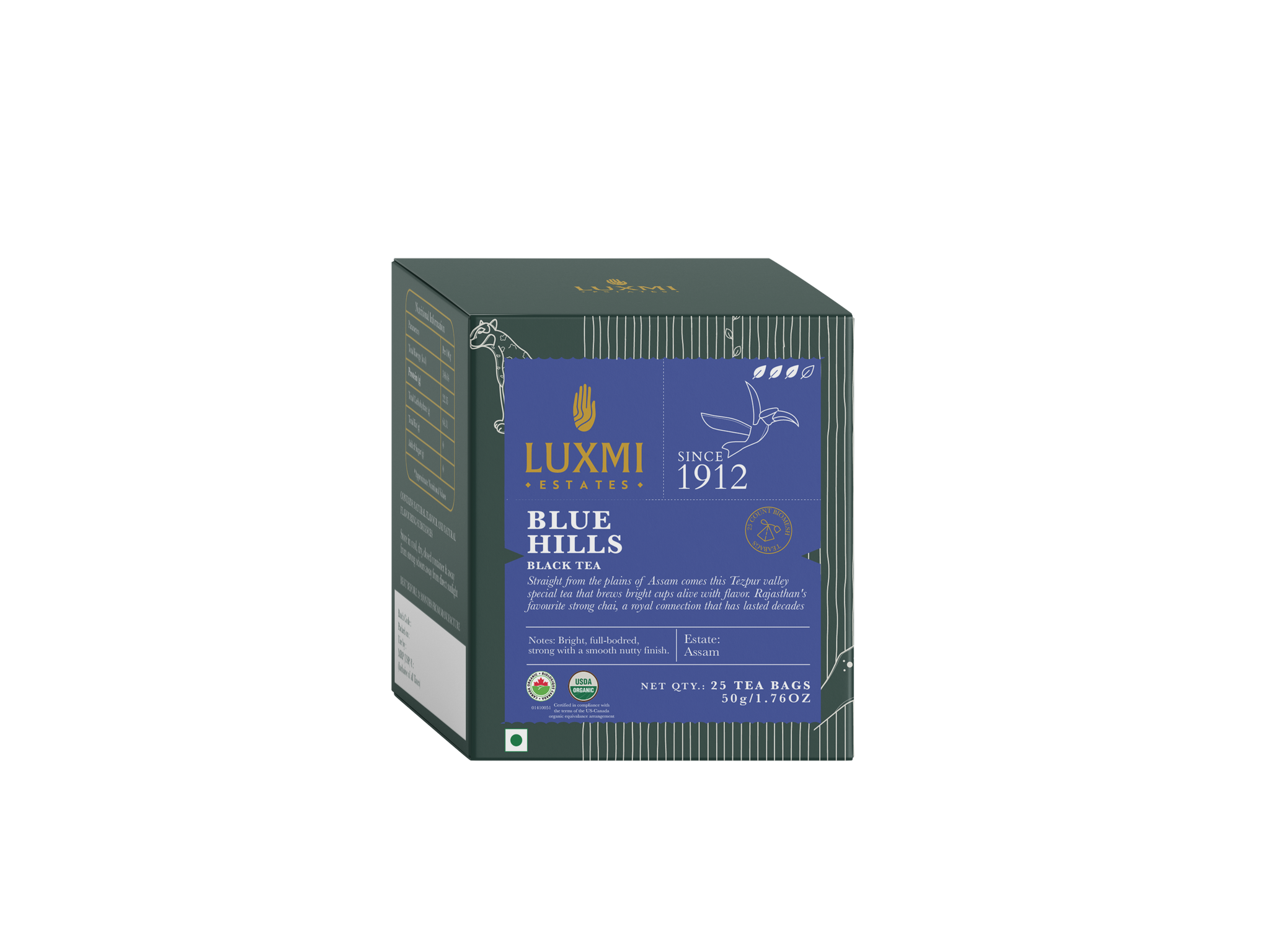 Blue Hills, 25 Tea Bags | Jodhpur Black CTC Tea Blend