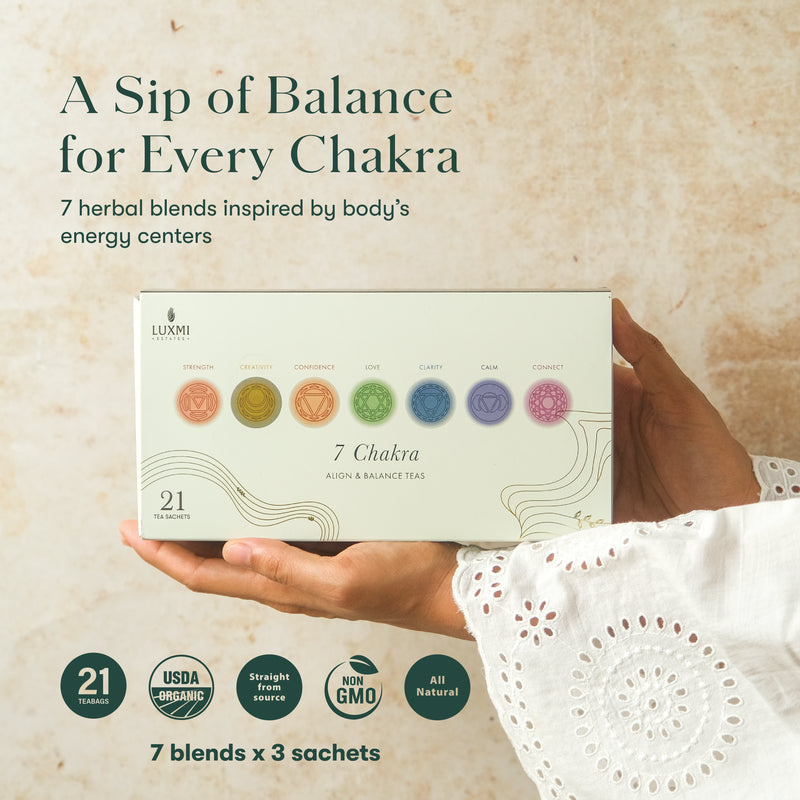 7 Chakras | Giftpack Assortment | 21 Tea Bags