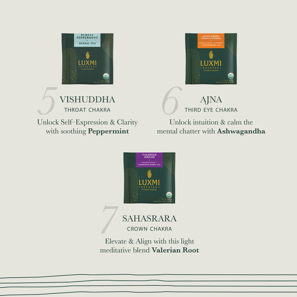 7 Chakras | Giftpack Assortment | 21 Tea Bags