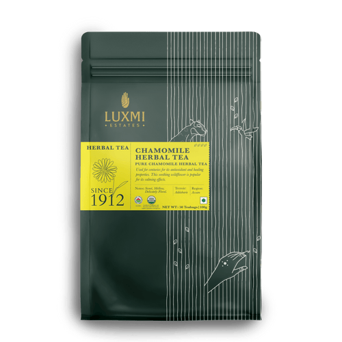Chamomile Herbal Tea | 50 Tea Bags | Organic Herbal Tea