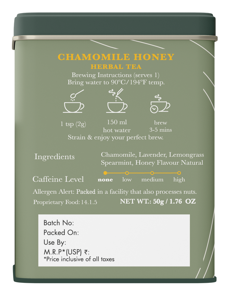 Chamomile Honey Herbal Tea | 50 gm | Herbal Tea