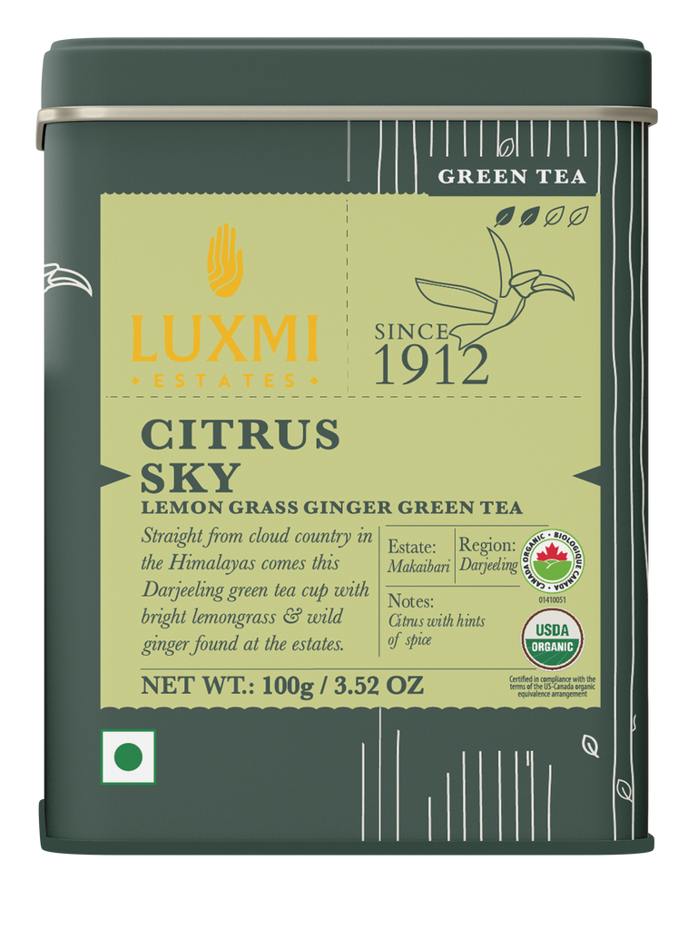 Lemongrass Ginger Green Tea | 100gm | Organic Green Tea