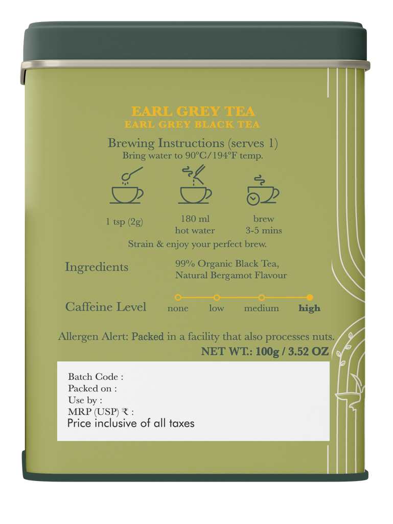 Earl Grey Tea | 100gm | Organic Black Tea