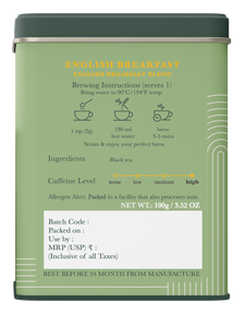 English Breakfast | A Tale of Two Estates | 100gm | Organic Black Tea