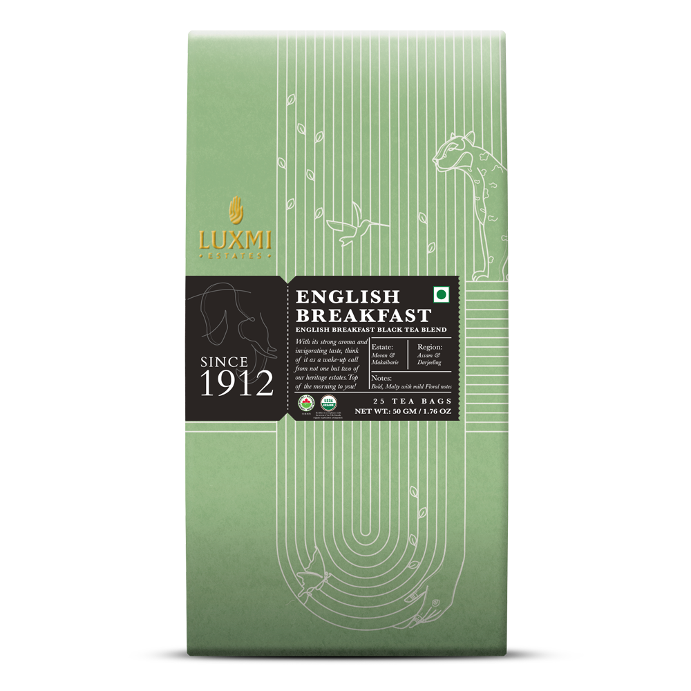 English Breakfast | A Tale of Two Estates | 25 Tea Bags | Organic Black Tea