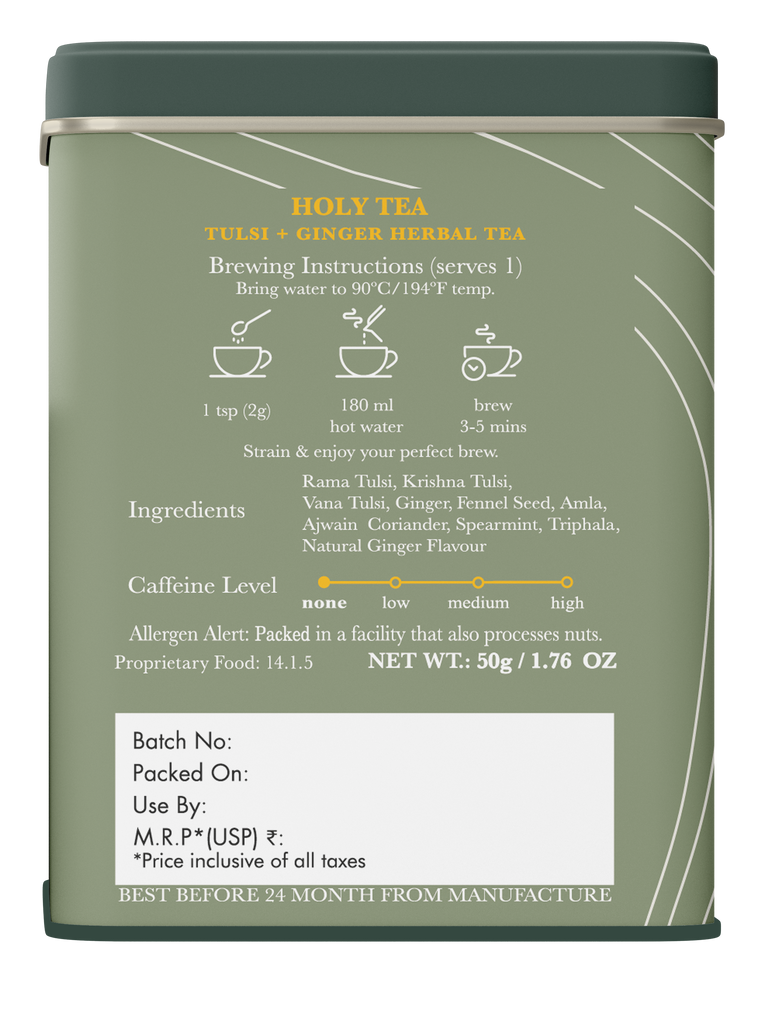 Tulsi Tea | 50gm | Organic Herbal Tea