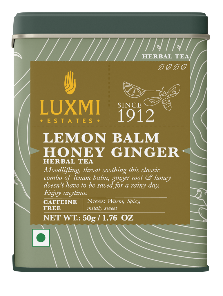 Lemon Balm Honey Ginger | 50 gm | Organic Herbal Tea