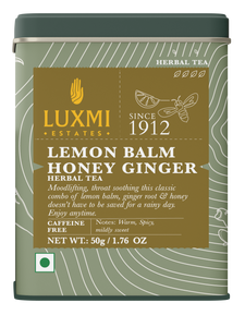 Lemon Balm Honey Ginger | 50 gm | Organic Herbal Tea