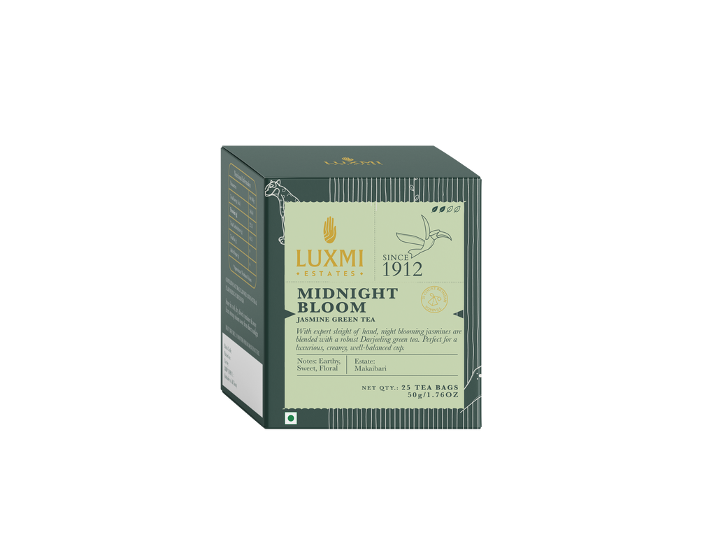 Midnight Bloom Jasmine Green Tea | 25 Tea Bags | Organic Green Tea