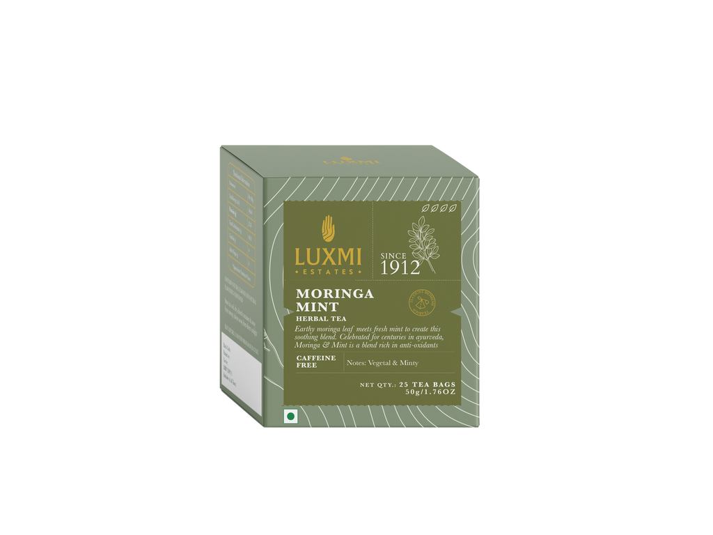 Moringa Mint | 25 Herbal Infusion Bags | Organic Herbal Biodegradable Bags