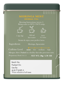 Moringa Mint | 50 gm | Organic Herbal Tea