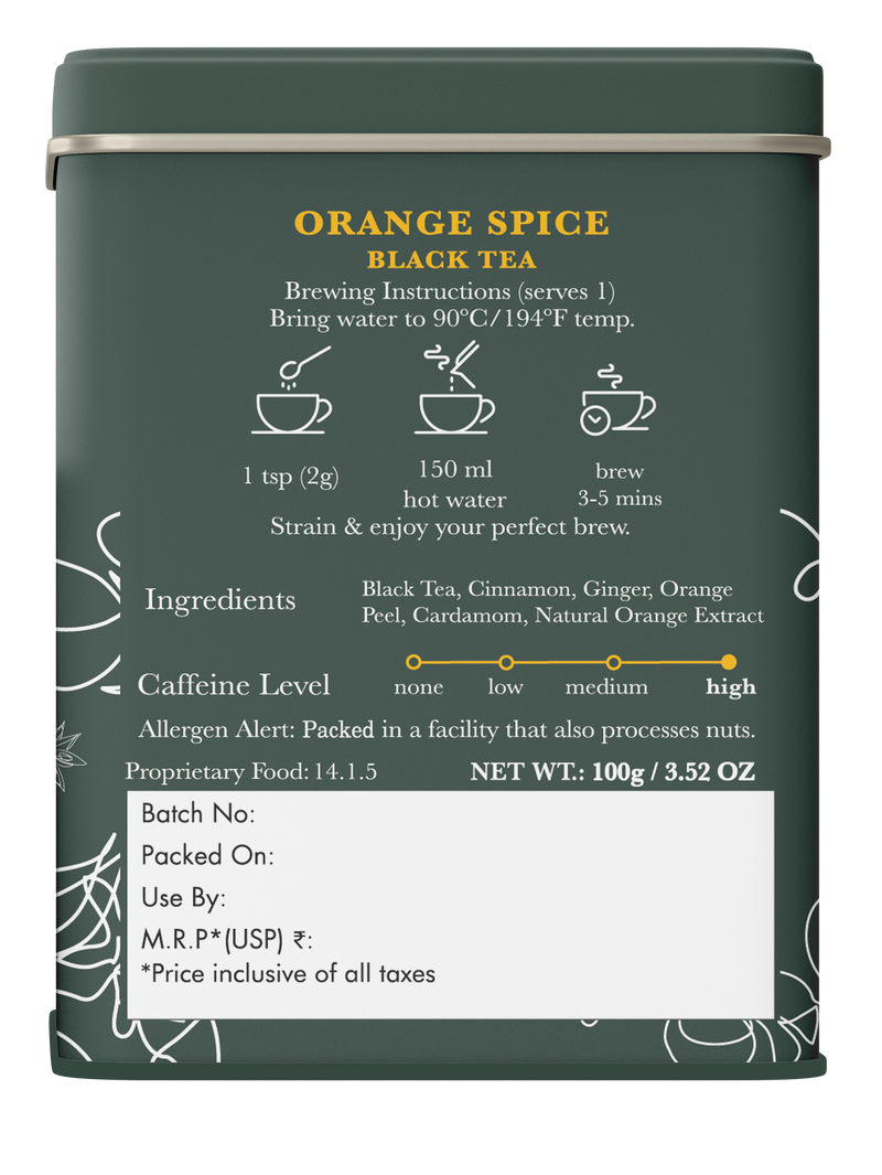 Orange Spice | 100 gm | Black Tea