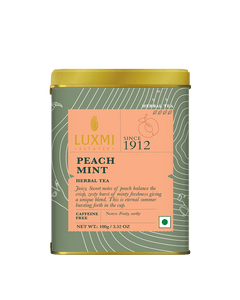 Peach Mint | 100 gm | Organic Herbal Tea - Luxmi Estates