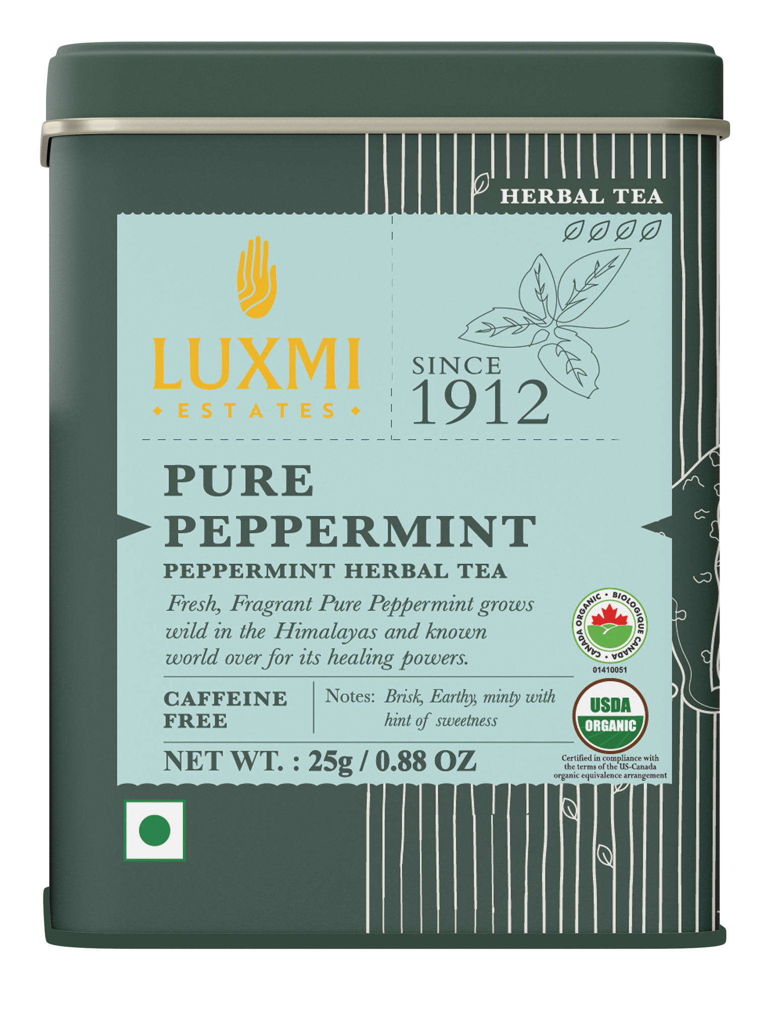 Purely Peppermint | 25gm | Organic Herbal Tea