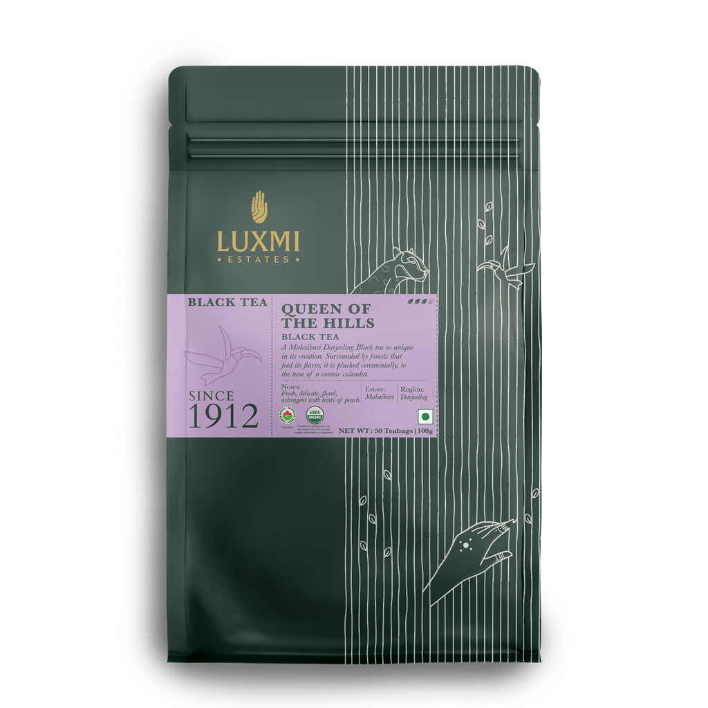Queens Blend 50 Tea Bags | Queens Blend Black Tea - Luxmi Estates