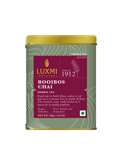 Rooibos Chai | 100 gm | Organic Herbal Tea - Luxmi Estates