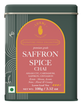 Saffron Spice Chai | 100 gm | Luxmi Signature Tea | Assam CTC, Cardamom, Saffron, Cinnamon
