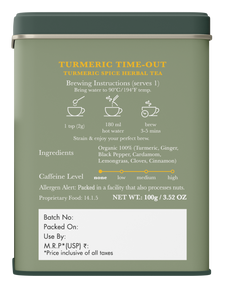 Turmeric Ginger | 100gm | Organic Herbal Tea