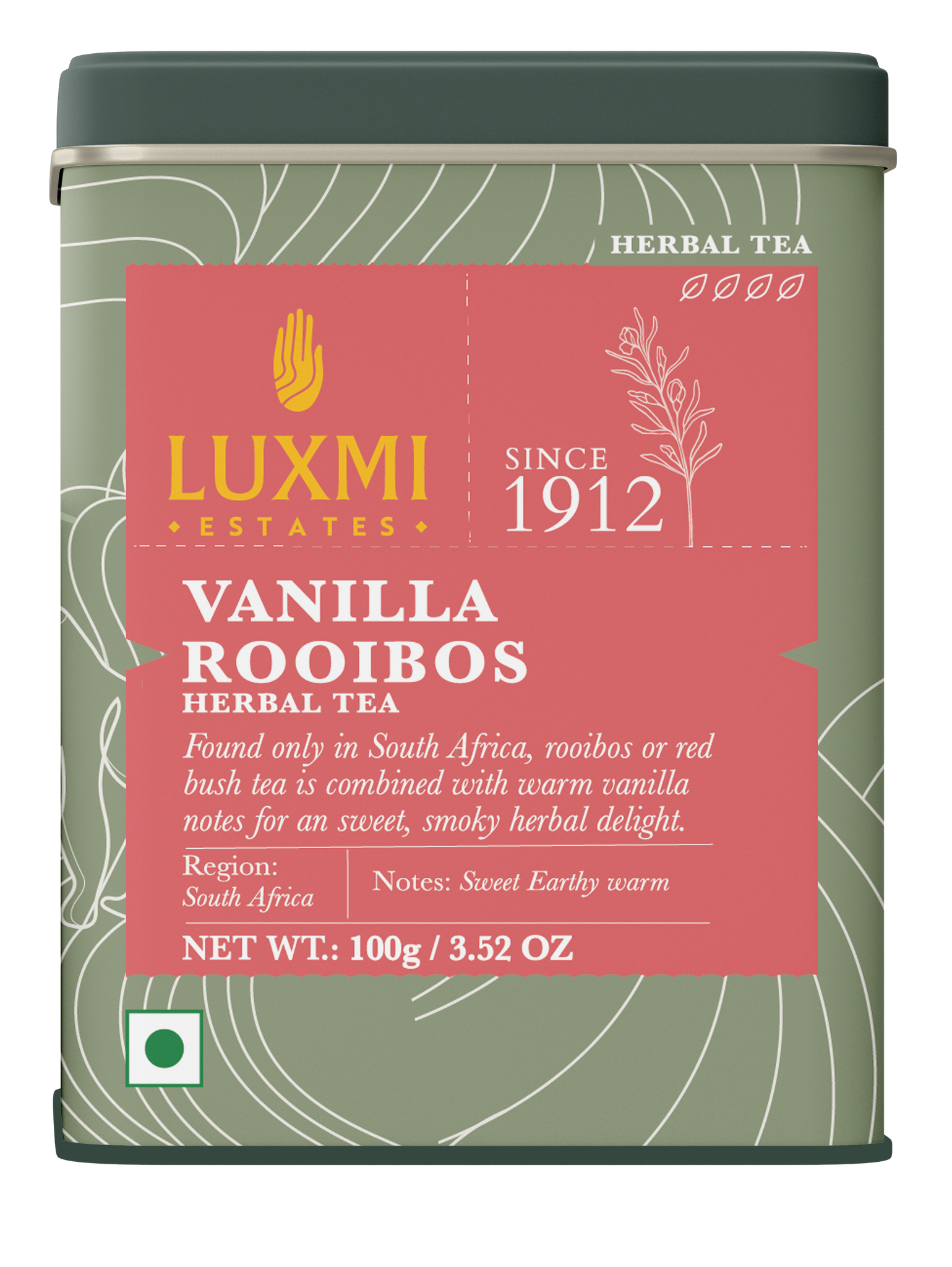 Vanilla Rooibos | 100 gm | Organic Herbal Tea | Special Fall Tea | Limited Edition Autumn Tea
