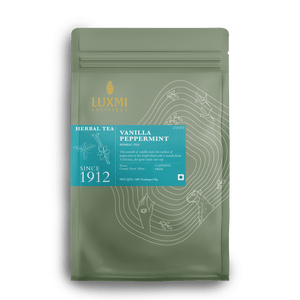 Vanilla Peppermint | 50 Tea Bags | Organic Herbal Tea - Luxmi Estates