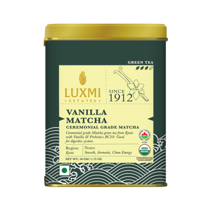 Matcha Vanilla with Probiotics | 50gm | Organic Green Tea