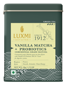Matcha Vanilla with Probiotics | 50gm | Green Tea Powder