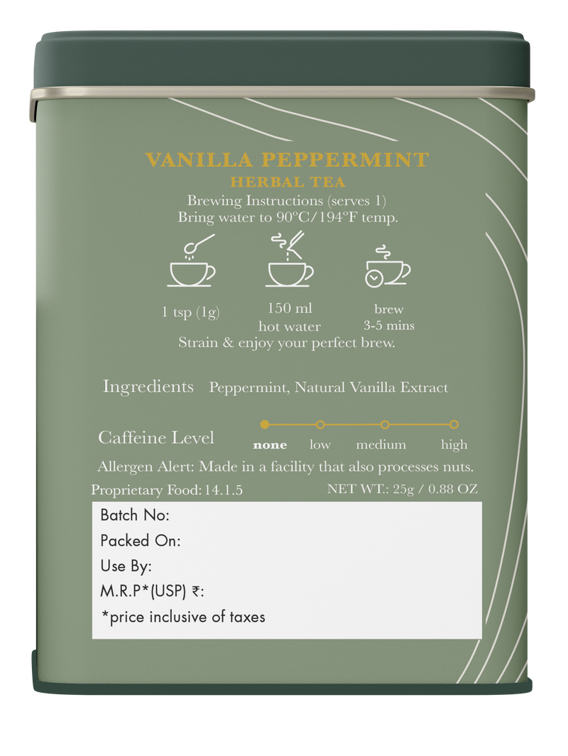 Vanilla Peppermint | 25 gm | Herbal Tea