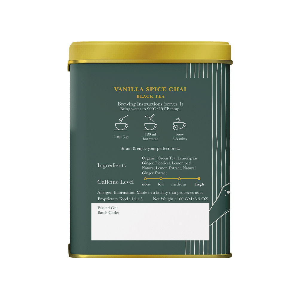 Vanilla Spice Chai Black loose Tea