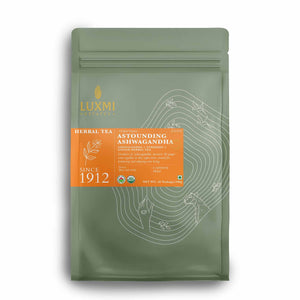 Aswagandha Turmeric | 50 Tea Bags | Organic Herbal Tea - Luxmi Estates