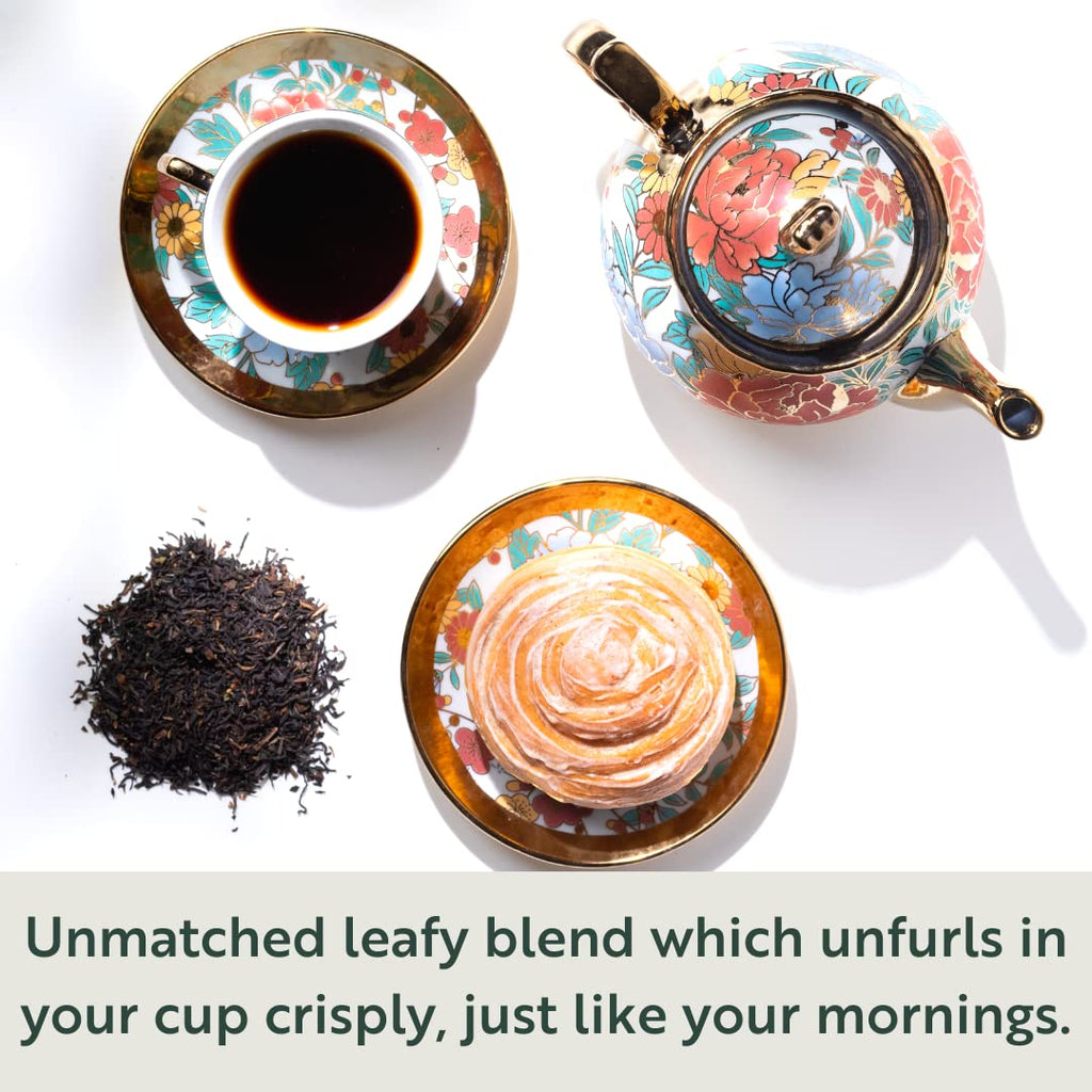 Black Tea Energy Bundle - Caffeinated Assam Black Tea | Smooth, Flavourful, Robust Blend Combo - 50 Tea Bags - Luxmi Estates