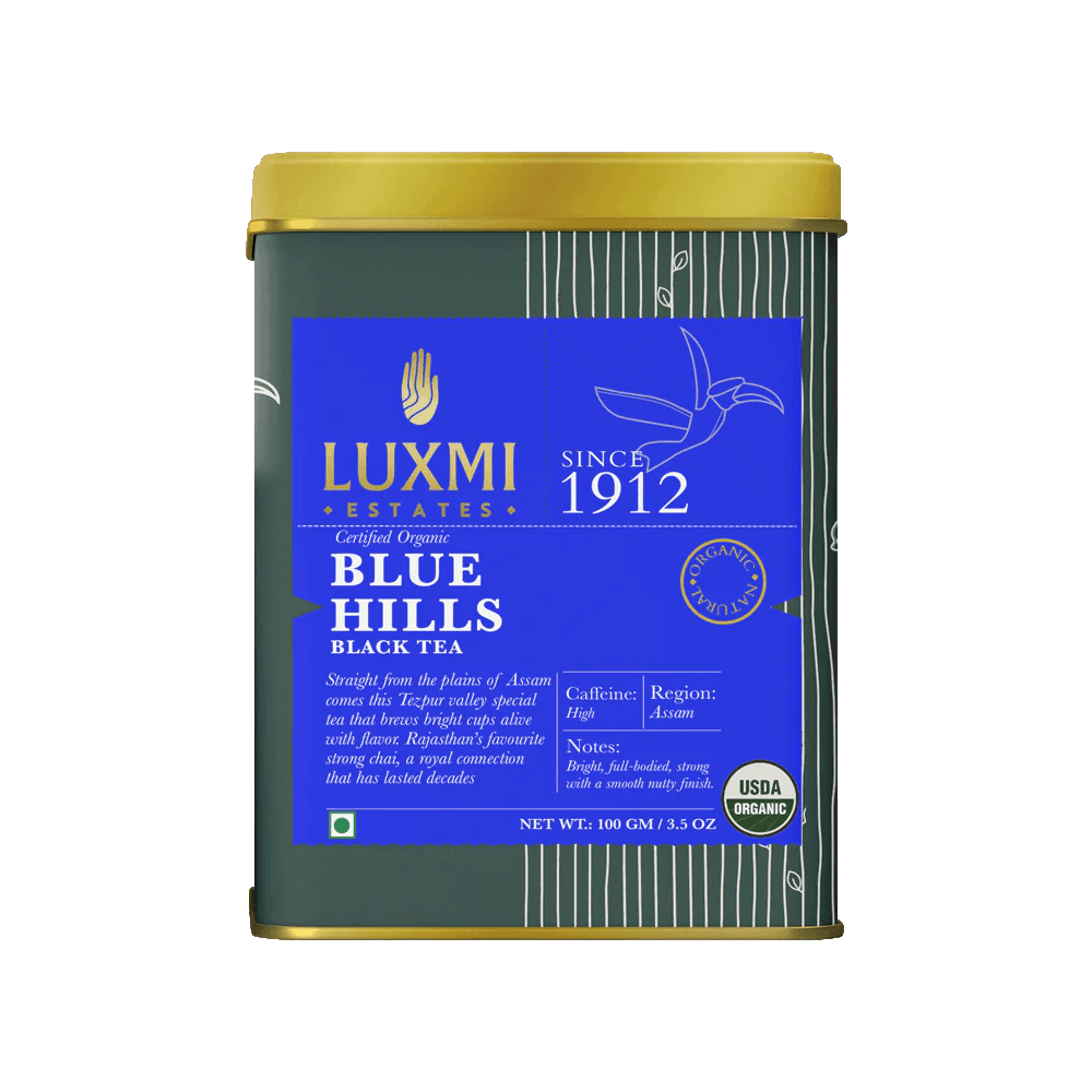 Blue Hills, 100gm | Jodhpur Black Tea Blend - Luxmi Estates