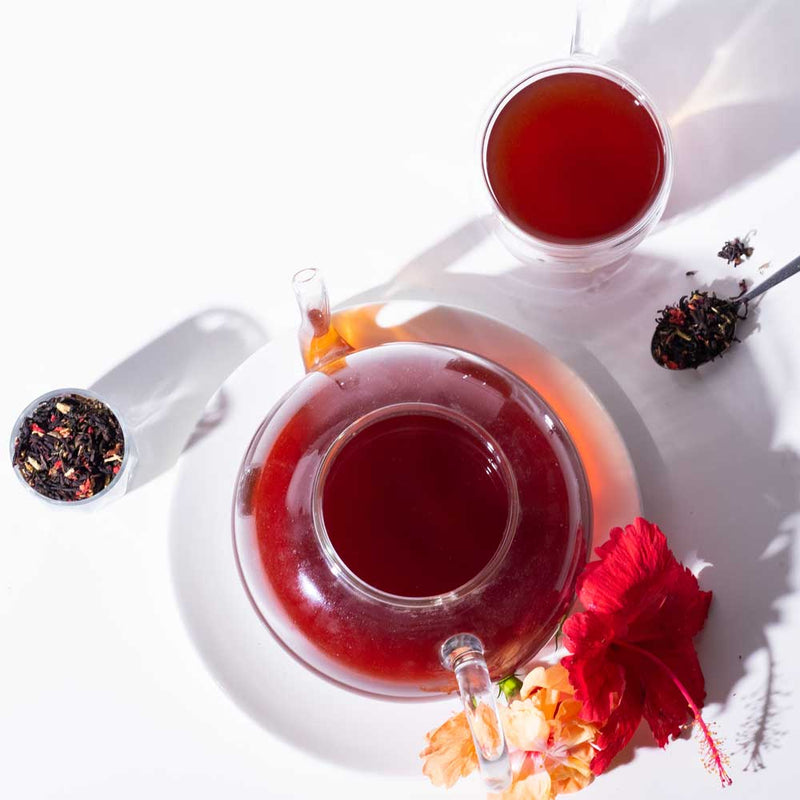 Hibis-Kiss Black | 15 Tea Bags | Organic Black Tea - Luxmi Estates