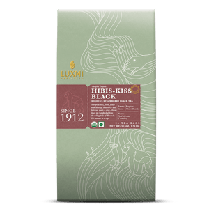 Hibis-Kiss Black | 25 Tea Bags | Organic Black Tea - Luxmi Estates