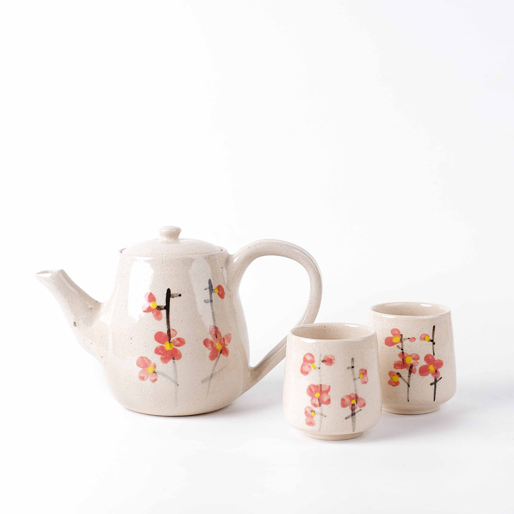 Himalayan Wildflower Ceramic Tea sets - Luxmi Estates