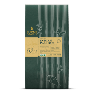 Indian Passion | 25 Tea Bags | Organic Green Tea - Luxmi Estates