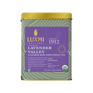 Lavender Valley | 25gm | Organic White Tea - Luxmi Estates