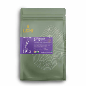 Lavender Valley | 50 Tea Bags | Organic White Tea - Luxmi Estates