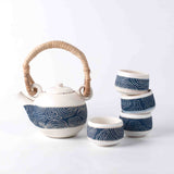 Lines of Terroir - Ceramic Tea Set - Luxmi Estates