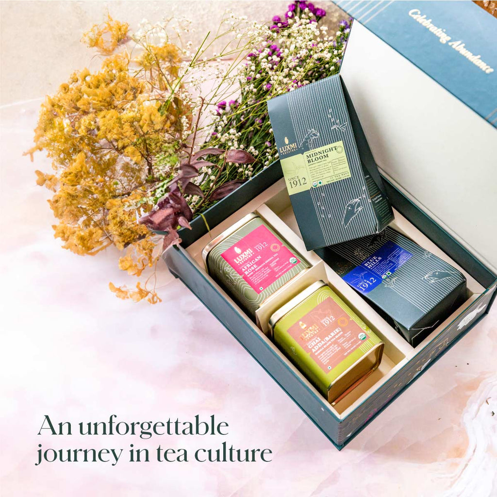 Organic Assorted Classic Collection Tea Gift Box by Luxmi Estates