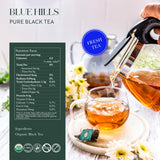 Organic Assorted Classic Collection Tea Gift Box | 1 Herbal Tea, 1 Green Tea, 2 Black Tea | High Energy With Black Teas, Jitterless Energy With Green Tea & Wellness of Herbal Tea - Luxmi Estates
