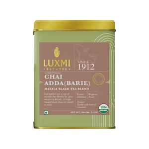 Organic Chai Adda-Barie | 100gm | Organic Masala Chai - Luxmi Estates