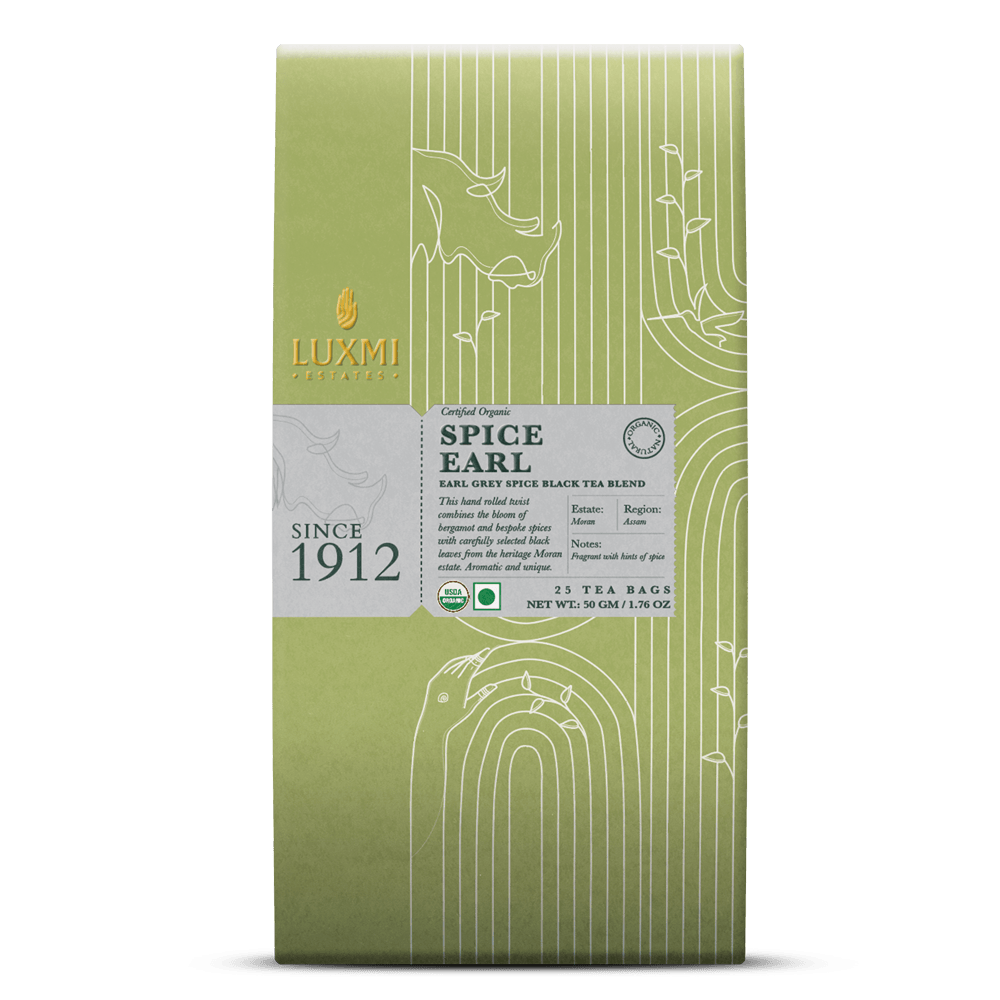 Spice Earl | 25 Tea Bags | Organic Black Tea - Luxmi Estates