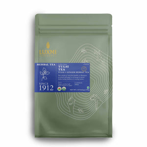 Tulsi Tea | 50 Tea Bags | Organic Herbal Tea - Luxmi Estates