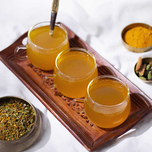 Turmeric Ginger | 50 Tea Bags | Organic Herbal Tea - Luxmi Estates